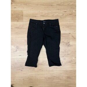 Lane Bryant Black Cropped Capri Pants